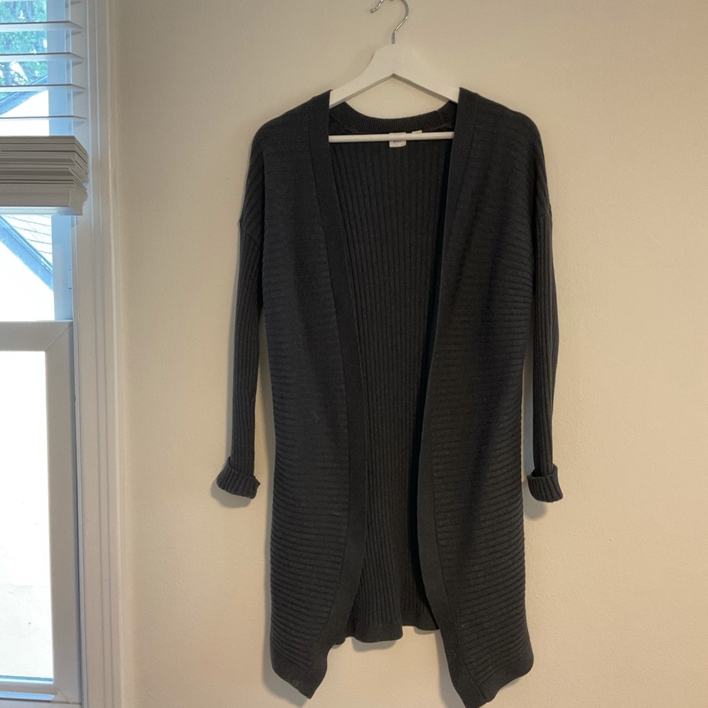 Long gap cardigan
